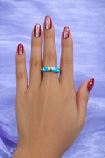 BLUE MAYURI RING