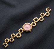 GOLDEN ORBIT DIAL WATCH