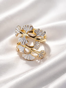 GINKO FLORAL RING