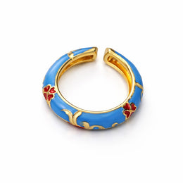 BLUE MAYURI RING