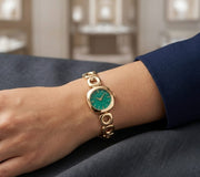 GOLDEN ORBIT DIAL WATCH