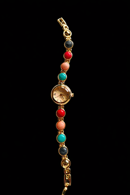 MULTI STONE BRACELET WATCH