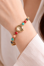 MULTI STONE BRACELET WATCH