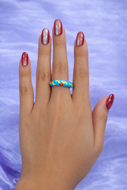 BLUE MAYURI RING