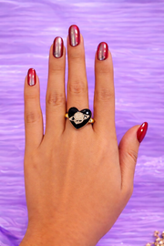 SHAHI BLACK STONE RING
